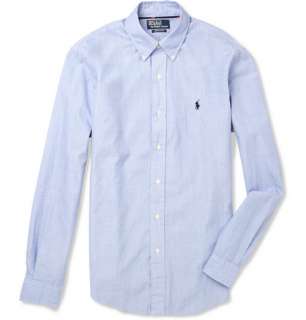 Polo Ralph Lauren Custom Fit Micro Check Cotton Shirt  MR PORTER