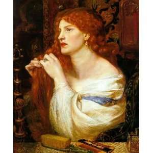   , painting name Aurelia, by Rossetti Dante Gabriel