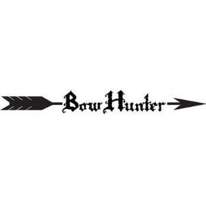  Bow Hunter Window Banner 2 Arrow Car Truck Hunting Sticker 