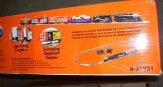 LIONEL O 31931 BALLYHOO BROTHERNS CIRUS TRAIN SET  