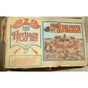  Vintage Marx Fort Apache  Heritage Playset (W/ Box 