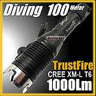   TR J1 Diving 1000Lm CREE XM L T6 LED Flashlight Torch Waterproof 100m