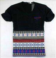 NWT Moschino Mens V neck Pocket Simple Pattern T shirt 1856White Size 