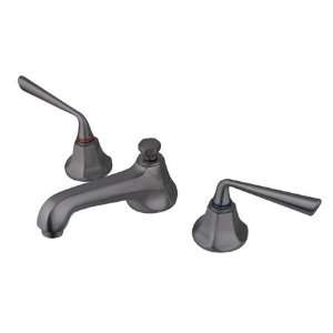   Bathroom Faucet with Designer ADA Lever Handles and Drain Assembly