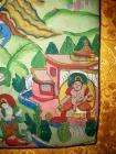Tibetan Thangka Tapestry   Sacred Art Painting  