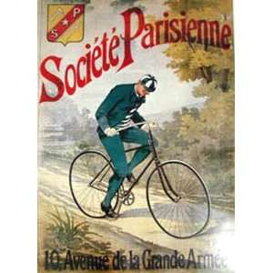  Societe Parisienne 9 x 12 unframed cycling poster