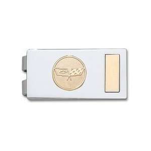   Nickel Plated with Gold Plated Insert) Money Clip