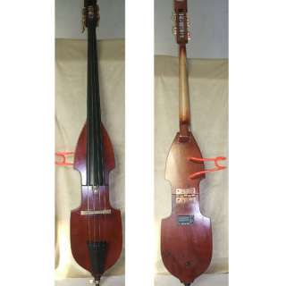 4new folding electric double bass hand carved walnut  