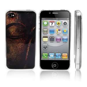 Transparent Silicon 4/4S iPhone Cover   Budhas Face   Height4.5 