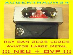 RAY BAN 3025 L0205 58/ Aviator Large Metal NEU+OVP  