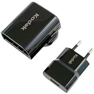  Kodak USB AC/DC Euro/UK Power Adapter Electronics