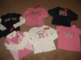 GYMBOREE SMART GIRLS RULE ASSORTED TOPS 6 7 8 9 10 12 NWT YOU CHOOSE 