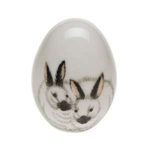  Herend Miniature Egg With Bunnies