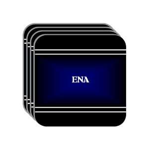  Personal Name Gift   ENA Set of 4 Mini Mousepad Coasters 