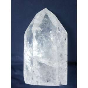 Re Faceted and Polished Quartz Crystal Point, 9.7.1 