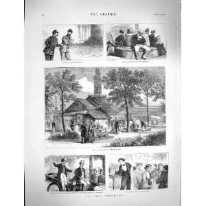   1878 Paris Exhibition Japanese Farm Trocadero France