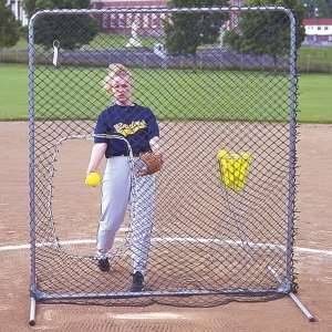 Price/EACH)Jugs Softball Screen With Cut Out Replacement Net  