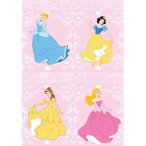  Disney Princess Flannel 42/43 Wide 100% Cotton D/R Pink 