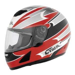  Cyber US 32C Atac Full Face Helmet Large  Red Automotive