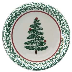 com Furio Contemporary Casuals, 4 Holiday Christmas Tree Salad Plates 