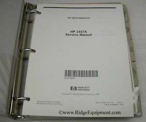 HP 3457A Multimeter Service Manual  