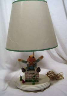 VINTAGE nursery Humpty Dumpty nightlight lamp WOOD  