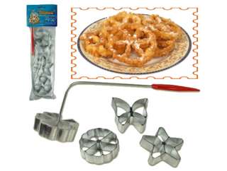 Traditionelle Teigform   Hworost, Schmalzkuchen Set 4St  