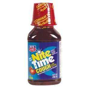  Rite Aid Nite Time, All Night Cough Relief, Cherry Flavor 