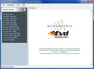 Porsche Diagnose Durametric Profi Diagnoseinterface  