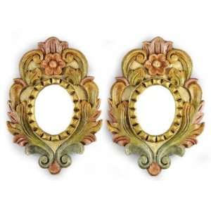  Cedar wood mirrors, Princess (pair)