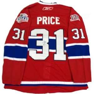  Carey Price Autographed Montreal Canadiens Authentic Jersey 