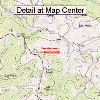   Map   Buckhannon, West Virginia (Folded/Waterproof)