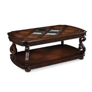   Harcourt Wood Rectangular Cocktail Table (w/ casters)