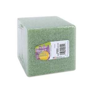  Floracraft Styrofoam Block 4x4x4 1/pkg green 6 Pack 
