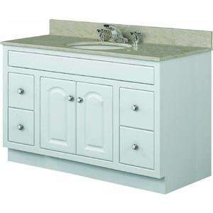   48X21 CRYSTAL WHT VANITY (Sunnywood Prod. CW4821D)