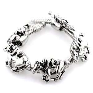 Running Horse Knight Beads Fits Pandora Charms (not Include Bracelet)