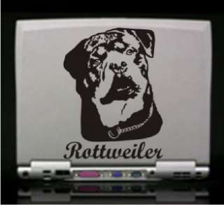 Rottweiler Dog Decal Sticker   Car Truck Laptop  