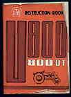 UTB U 800 & U800 DT Tractor Instruction Book 1977