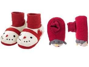 Gymboree Slippers Holiday Girl Boy Snowman Penguin NWT  