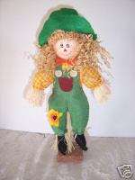 STANDING SCARECROW AUTUMN HARVEST FALL DECORATION  