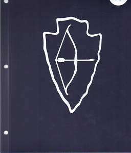 Hunting Decal Arrowhead Recurve Bow Traditional Archery  