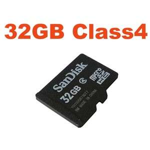 32GB MicroSD Card San Disk TF W/Adapter GENUINE SDHC  