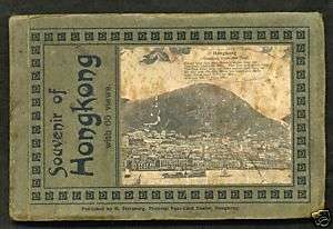 RARE Hong Kong China booklet 65 DIFFERENT views ca 1906  