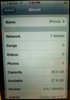Perfect Apple iPhone 4 32GB . Black . Unlocked . Jailbroken . iOS 5.0 