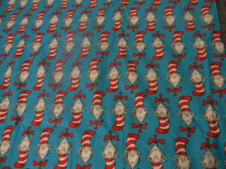 Dr Seuss Characters Cat in The Hat Blanket Handmade  