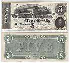 Confederate States of America   movie prop $5 bill serial #1138 Reed 