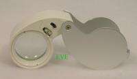 30x 25mm LED Light Eye Magnifier Glass Jeweler Loupe  