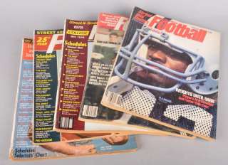 LOT OF 5   VINTAGE College Football Magazines (58 85)  