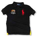 RALPH LAUREN Germany Crossed Flags Country polo shirt 2 7 years