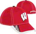 Wisconsin Badgers Red adidas 2011 Sideline Football Players Flex Hat